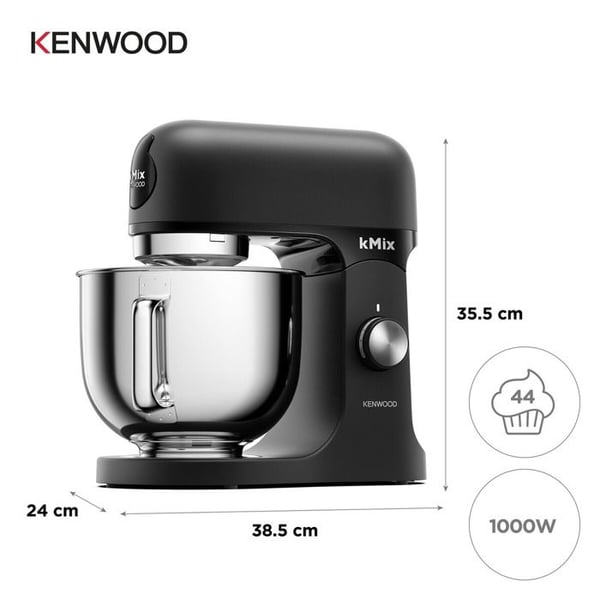 Multifunktionel køkkenmaskine - KENWOOD - KMIX KMX751ABK - 1000W - 5L - Sort