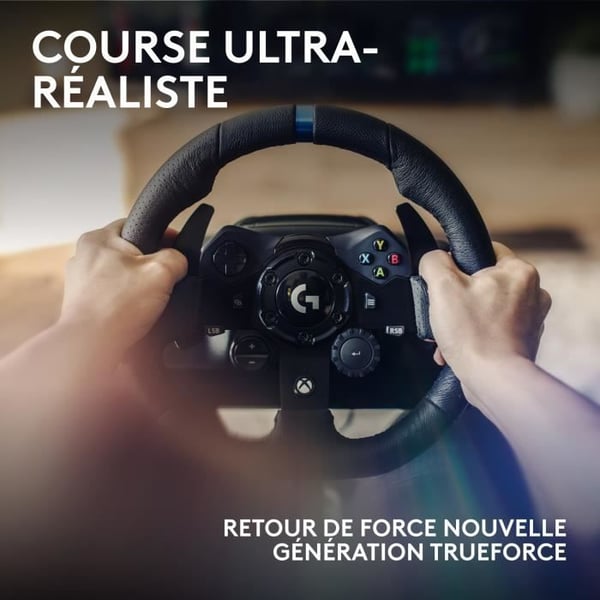 G923 racinghjul och pedaler - Logitech G - Kompatibel med Xbox-serien X/S, One och PC