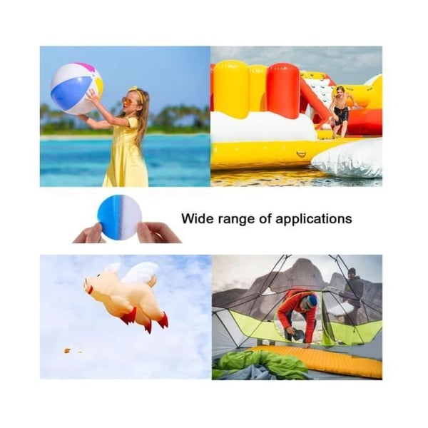Rustinsats för Pool, Pool Reparationspatch, 10 Stycken, Reparationskit för Patch, Rustinsats Pool, Auto-Blå Korrigeringar