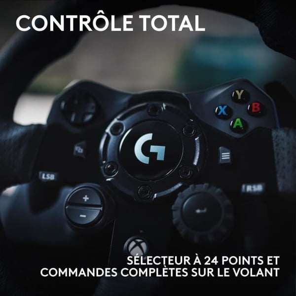 G923 racinghjul och pedaler - Logitech G - Kompatibel med Xbox-serien X/S, One och PC