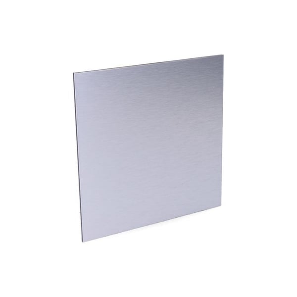Lock 175 X 175mm Grå Aluminium Borstad För Avskiljare 08413 ø10cm Edm