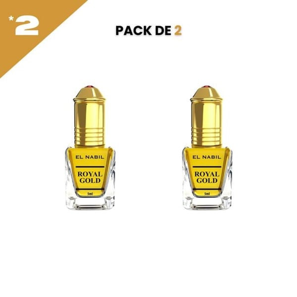 el Nabil Royal Gold Parfum Concentré Utan Alkohol 2*5ml