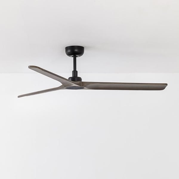 Kattotuuletin - FARO - Heywood - 3 terää - Teräs ja Puu - Ø132cm Musta