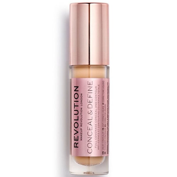 Anticerne - Makeup Revolution - Concealer Conceal & Define - C10.5 - Matt finish - Hållbarhet 16 timmar