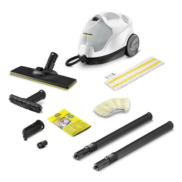 Ångtvätt SC 4 Easy Fix KARCHER - 2000 W - 3,5 bar, obegränsad driftstid, tar bort upp till 99,9 % av virus och