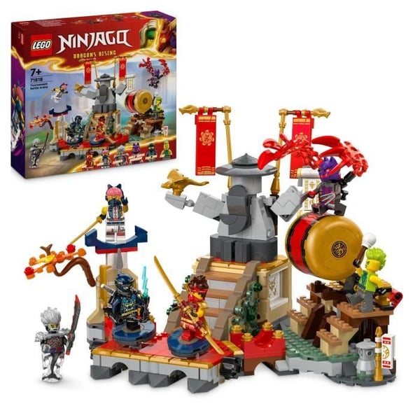 LEGO® NINJAGO® 71818 Tournament Battle Arena - Ninja Action Toy för barn