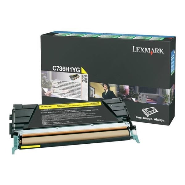 Lexmark Tonerkassett - Gul - Laser - Hög kapacitet - 10 000 sidor - 1 enhet