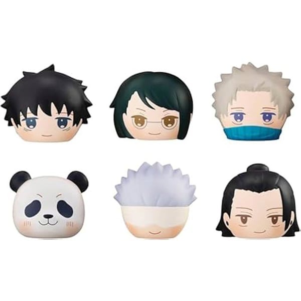 Figurer Anti-Stress - Megahouse - Jujutsu Kaisen - Smärtsam Fluffy - 8 cm - Assortiment av 6