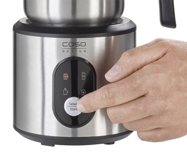 Mjölkskummare - CASO - 1666 Crema Choco Inox - Rostfritt stål - 4 funktioner - 350 ml