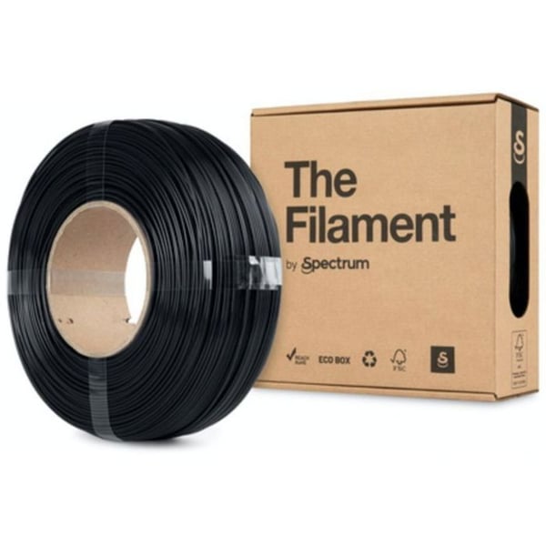 Filament PLA - SPECTRUM - Mörk midnatt - 1,75 mm - 1 kg - Utskriftstemperatur 200°C