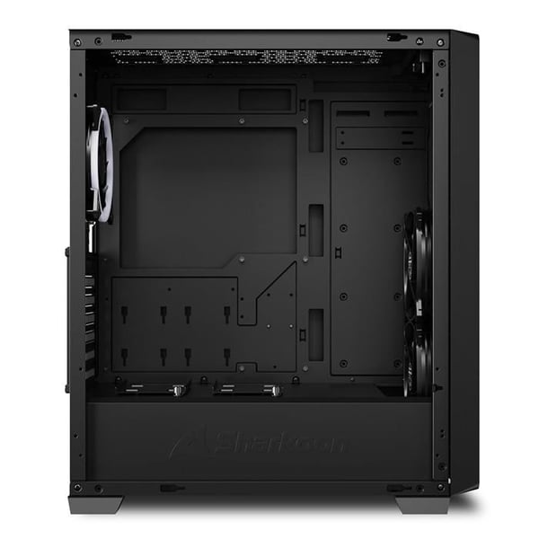 PC-chassi - Sharkoon - VS8 RGB - Svart - 2 x USB-A 3.0 - 1 x USB-C - Förinstallerade RGB-fläktar