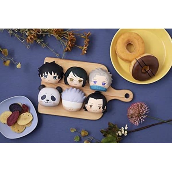 Figurer Anti-Stress - Megahouse - Jujutsu Kaisen - Smärtsam Fluffy - 8 cm - Assortiment av 6