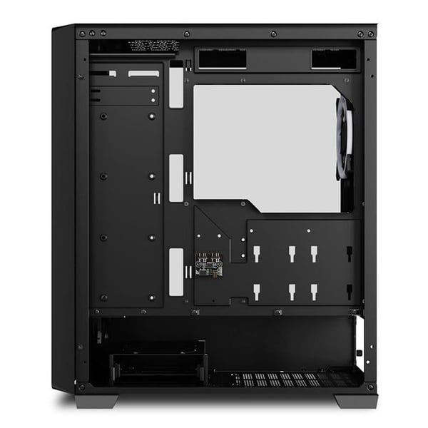 PC-chassi - Sharkoon - VS8 RGB - Svart - 2 x USB-A 3.0 - 1 x USB-C - Förinstallerade RGB-fläktar
