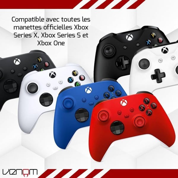 Dobbelt ladestation - VENOM - til Xbox-controllere - Xbox Series X|S & One - Sort