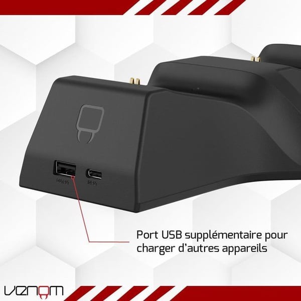 Dobbelt ladestation - VENOM - til Xbox-controllere - Xbox Series X|S & One - Sort