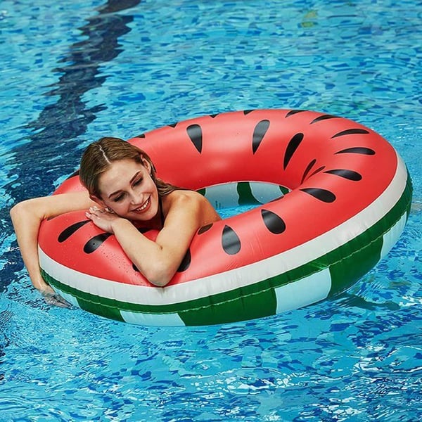 Vattenmelonboj, Sommar Simring Vatten Lek Gonbar för Pool, Vuxna och Barn 80CM