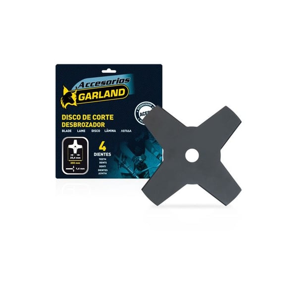 S. av. Lame 4d för röjsåg 255x25,4x1,4mm 7100255144 Garland