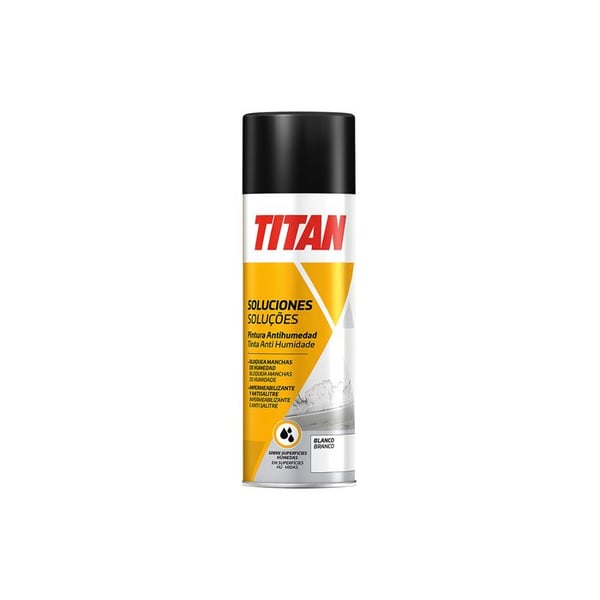 Vit mattfärgspray mot fukt, 500 ml