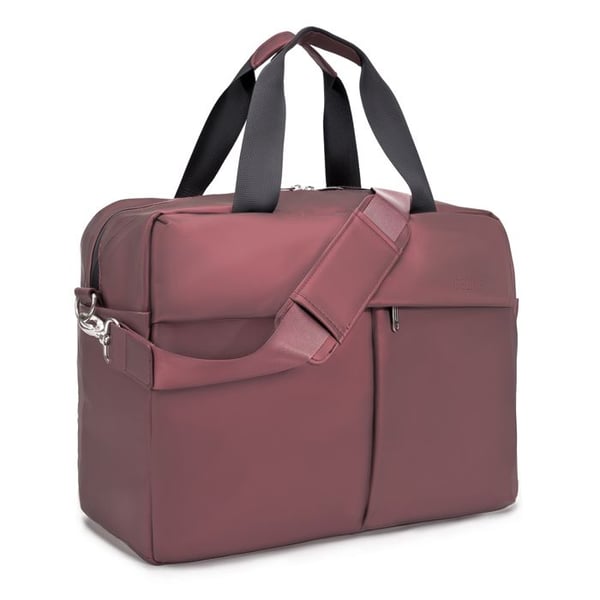 Laptopväska 16” CELIMS | Dagsväska 40x30x20 cm | Axelväska | Röd