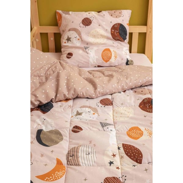 Kudde alla dimensioner "Sky Dream" Vändbar 100% Bomull / 57 Trådar/cm² Fjärilseffekt - 140 x 200 cm för enkelsäng