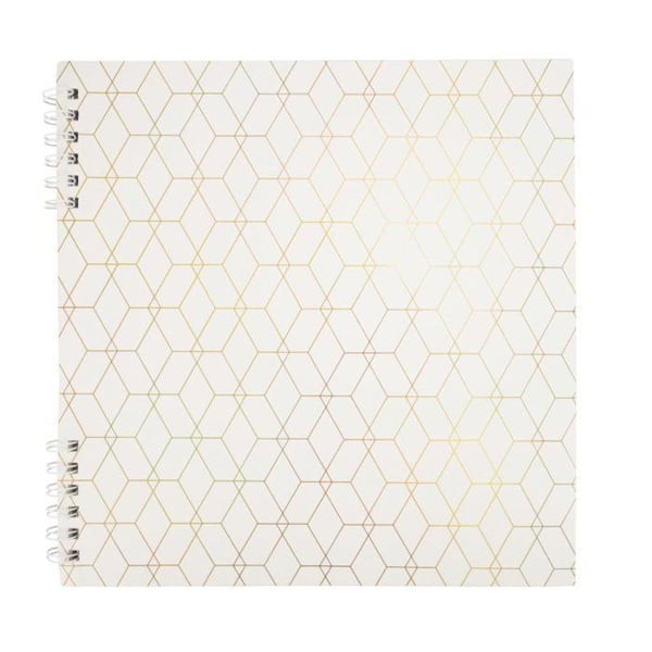 MégaCréa DIY - Holografisk Scrapbooking Album Spiral 30x30 cm 20 sidor