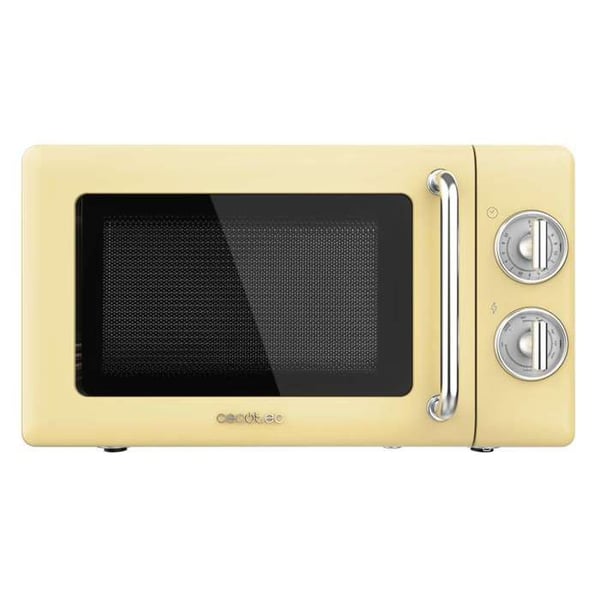Cecotec Mikrovågsugn med Grill Proclean 3110 Retro Gul. 20 L, 700 W i 6 nivåer, timer upp till 30 minuter. Cecotec Mikrovågsugn med Grill Proclean 3110 Retro Gul. 20 L, 700 W i 6 nivåer, timer upp till 30 minuter.