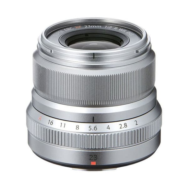 Fujifilm fast objektiv för hybrid fujinon xf 23mm f/2 r wr silver