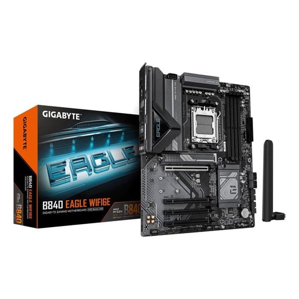 ATX-moderkort - GIGABYTE - AMD Ryzen 9000-serien - VRM 8+2+2 faser - 8200 MHz DDR5 - Wi-Fi 6E - 2.5GbE LAN
