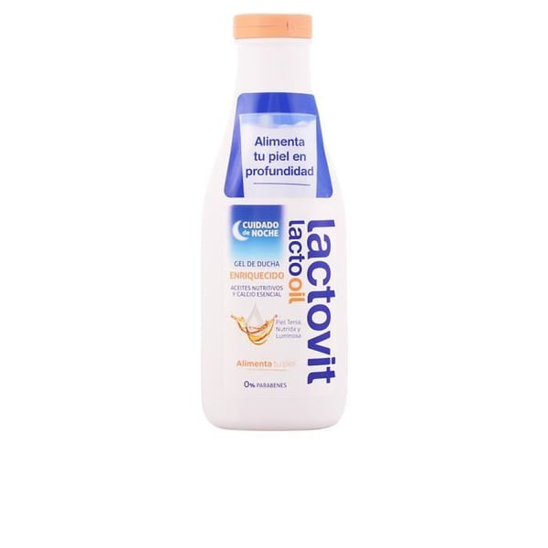 Badegel - LACTOVIT - LACTO-OIL - 600 ml - Alla hudtyper - Geltextur