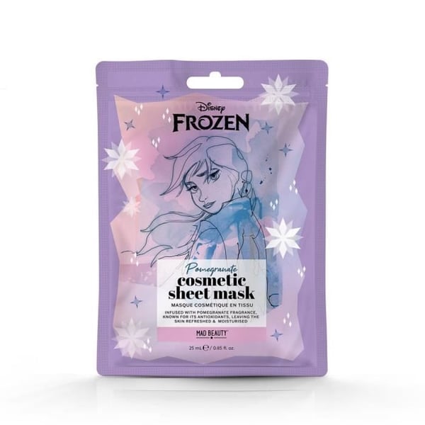 Tygmask Ansikte - Mad Beauty - Disney Frozen - Anna - Granat & Hyaluronsyra