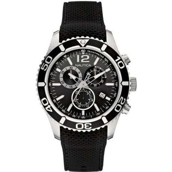 Klocka - Nautica - NST 09 A15102G - Kronograf - Multifunktion - Svart