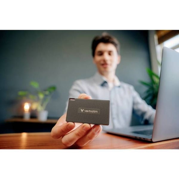 SSD - VERBATIM - Mini SSD USB C 3.2 Gen 2x2 - 1 TB - Svart - 3 års garanti
