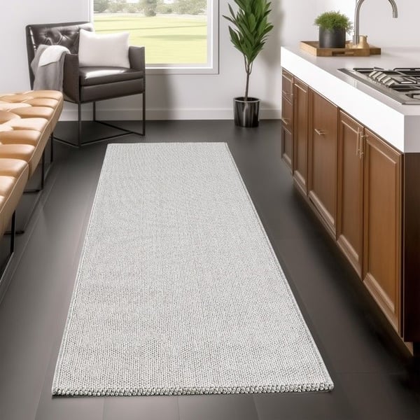 Inomhusmatta - MELIS HOME - Silver - 80X150 cm - Modern - Rektangulär
