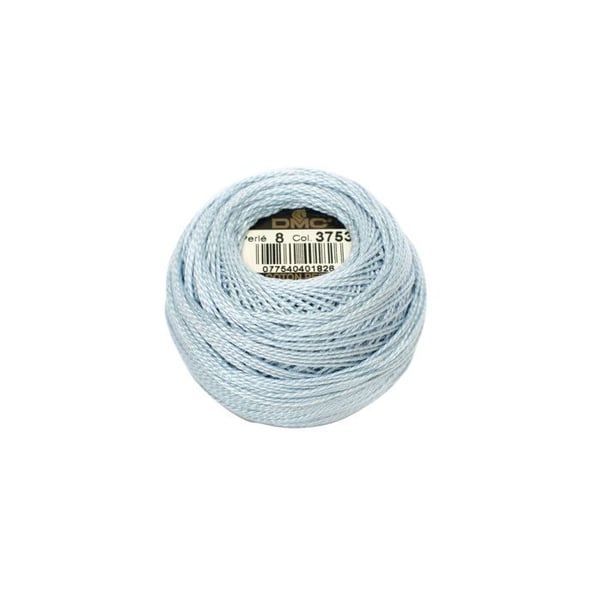 Coton perlé DMC art 116, storlek 8 - nystan med 80m - Att 753 - 3753