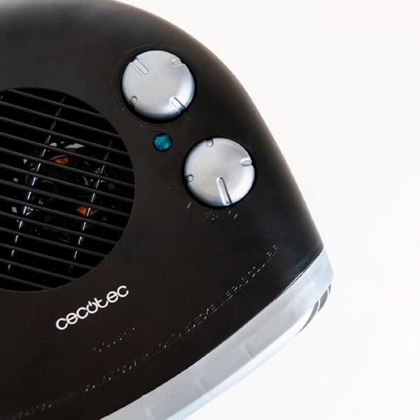 Cecotec Låg Energiförbrukning Elektrisk Värmare ReadyWarm 2000 Max Horizon Black, 2000 W Värmefläkt, 3 Läge