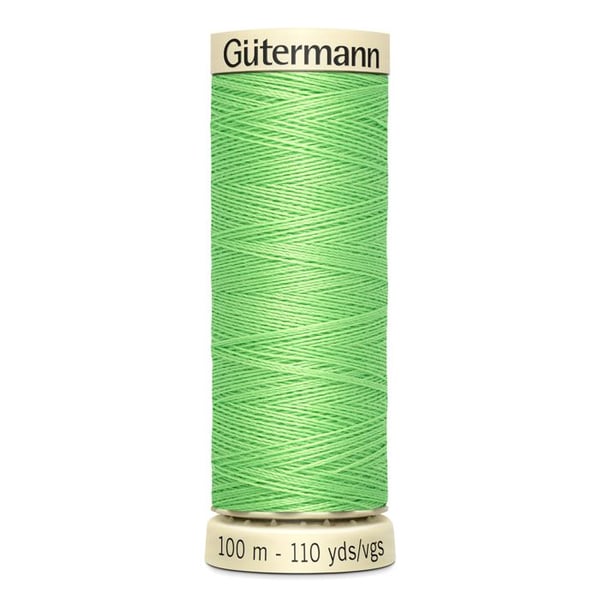 Pack av 5 spolar 100m Tråd 100% polyester Gutermann Ref 788988 - Att 153 - vårgrön