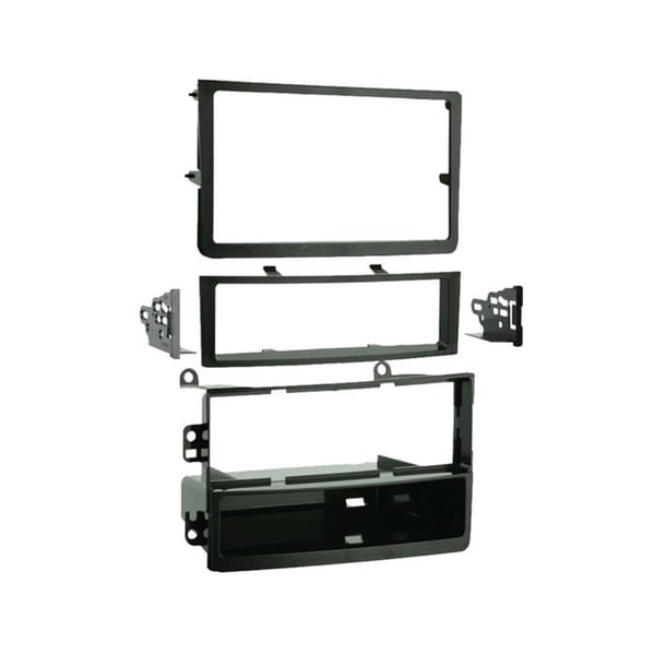 2-DIN bilradiofront med förvaringsfack kompatibel med Nissan 350Z 2006-2009