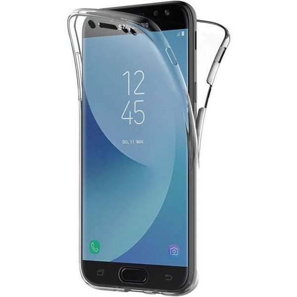 Skal till Samsung Galaxy J5 2017 J530 - Helkropps TPU Gelskydd Transparent Framsida Baksida Silikonskydd Phonillico®