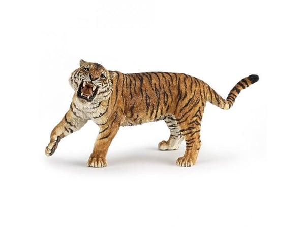 Roaring Tiger Figurine - PAPO - LA VIE SAUVAGE - Brun - Blandat - Inomhus