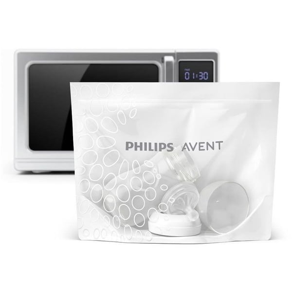 Mikrovågssteriliseringspåsar Philips AVENT, 5 stycken