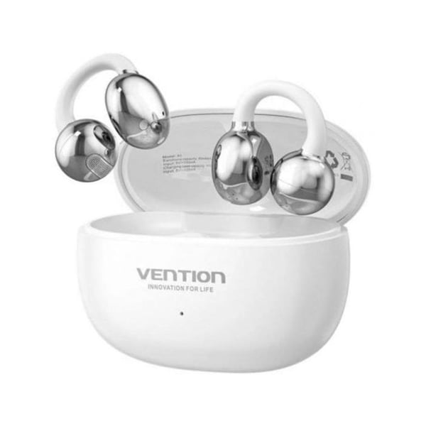 Vention Echo Clip A11 Pro trådlösa Bluetooth sporthörlurar vita
