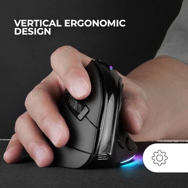 Souris Gaming - MARS GAMING - MM-SK - Ergonomisk - RGB Chroma Belysning - 8400 DPI