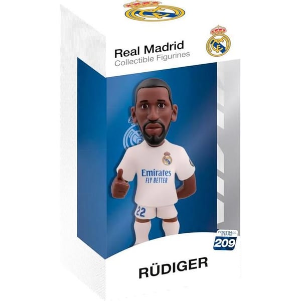 Figur - MINIX - MN18437 - Real Madrid - 12 cm - PVC - Gave til Fodboldfans