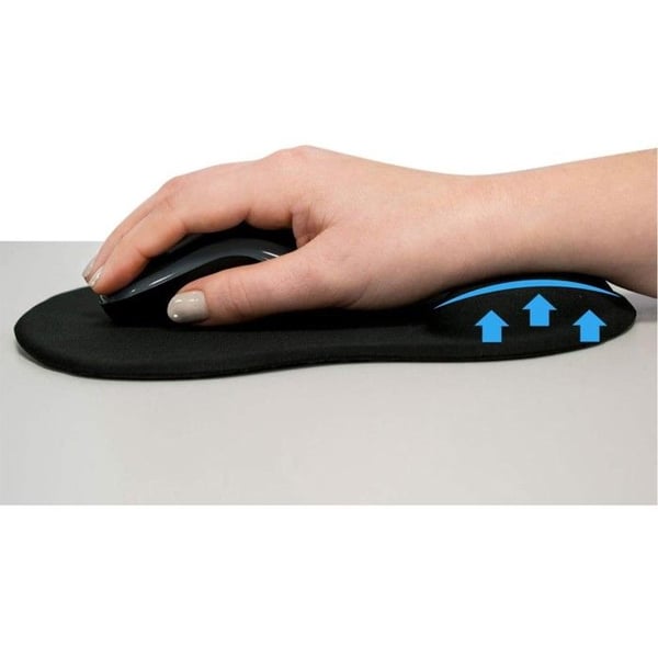 Musmatt - EWENT - Ewent med handledsstöd i gel - Svart - Ergonomisk - Gel