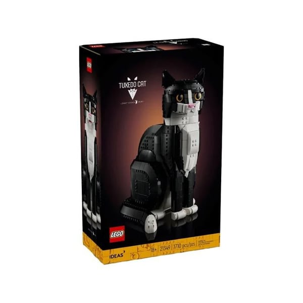 Byggsatsspel - LEGO - 21349 - Tvåfärgad katt - Svart och vit - För vuxna