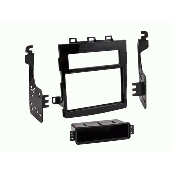 2 DIN bilstereoframsida med förvaringsfack kompatibel med Subaru Impreza (G5)/Crosstek (G5)