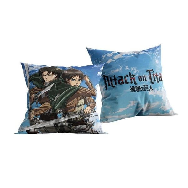 Kudde - Attack on Titan - 40 x 40 cm - Syntetisk - Inomhus