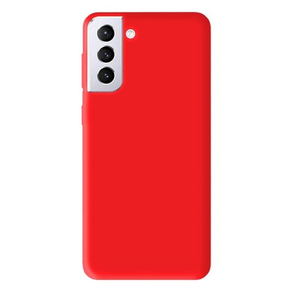 Röd silikonfodral - Kompatibel med Samsung Galaxy S21