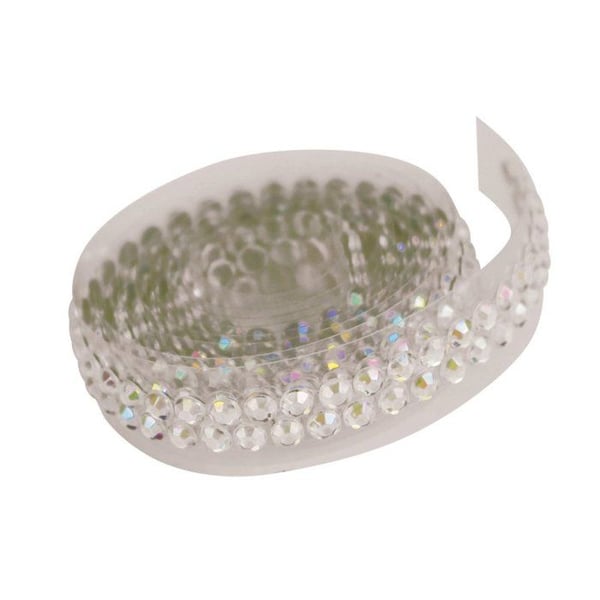 MégaCréa DIY - Holografisk självhäftande strassband 0,9 cm 1m