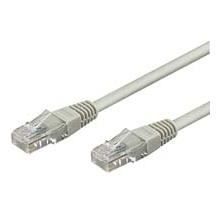 Nätverkskabel Cat. 5e - WENTRONIC - 50m - RJ45 hanar - Grå färg - Anslutningskabel